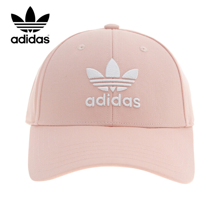 adidas trefoil baseball cap pink